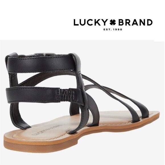 New Black Sandal Lucky Brand Byleth 9.5 - Picture 5 of 6